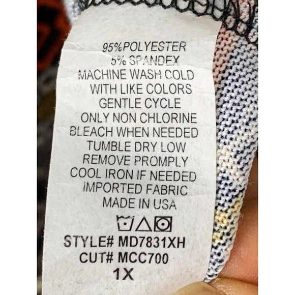 Women’s vibe sportswear skater fit and flare dress stretch size 1X 5737 - Picture 7 of 7